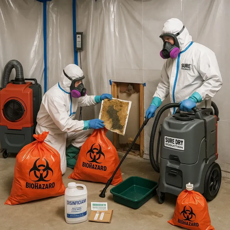 Contaminated Water Handling Protocols process in Vilonia, AR
