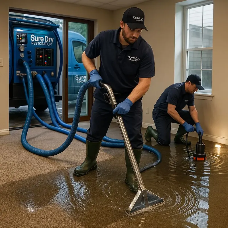 Water Extraction and Removal process in Vilonia, AR
